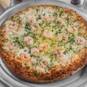 Shrimp Scampi Pizza